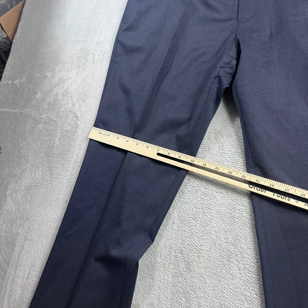 Brooks Brothers 1818 Classic Mens Navy Reda 1865 Italian Wool Dress Pants 38x30